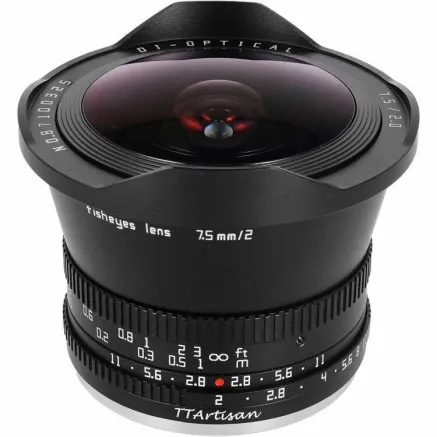 Ttartisan 7.5mm f2.0 Nikon Z Fish Eye Lens