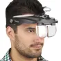 CarsonHeadmagnifierPROSeriesMagniVisorDeluxewithLEDand4lenses