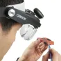 CarsonHeadmagnifierPROSeriesMagniVisorDeluxewithLEDand4lenses