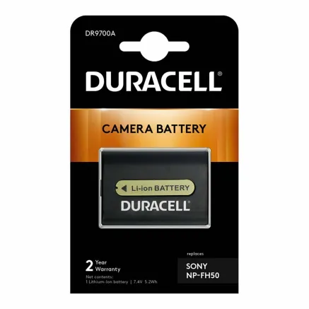Duracell Li-Ion Battery 700mAh for Sony NP-FH30/NP-FH40