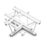 StudiokingTrussTriangleTruss90Degree3WayHorizontal
