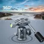 Tripod Heads - K&F Concept 26mm Metal Tripod Ball Head with Handle 360 Degree Rotating Panoramic with 1/4 inch Quick Release KF31.049V1 - quick order from manufacturer