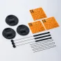 Objektīvu vāciņi - K&F Concept K&F Accessory 9-in-1 set, 55mm Center Pinch Lens Cap with string (unstringing)*3+Vacuum Cleaning SKU.1992 - ātri pasūtīt no ražotāja