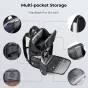 K&F Concept 20L kameros kuprinė su priekinėmis kietomis dalimis, vandeniui atspariu dizainu ir pritaikomais skyriais objektyvams bei 15,6" nešiojamam kompiuteriui