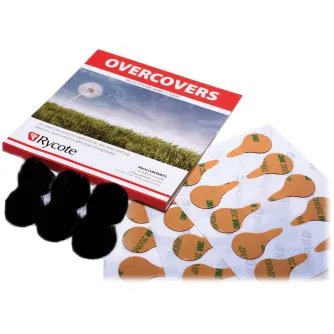 Accessories for microphones - Rycote miniwindjammer overcovers (Black, 6-pack, 30 stickies) RY SPEC OC-B - quick order from manufacturer