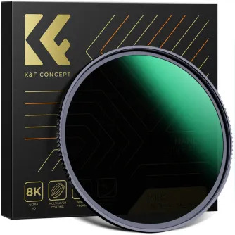 KFConceptKF49MMNano-XND64(6Stop)LensFilterFixedNeutralDensityFilter,Waterproof,Scratch-ResistanKF011547