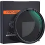 KFConceptKF49MMNano-XVariableFaderNDFilter,ND2~ND32,WOBlackCrosswith3pcscleaningclothsKF011166V1
