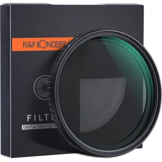 KFConceptKF49MMNano-XVariableFaderNDFilter,ND2~ND32,WOBlackCrosswith3pcscleaningclothsKF011166V1