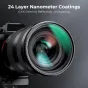 KFConceptKF62MM,3pcsProfessionalLensFilterKit(ND8 ND64 ND1000) FilterPouch 3pcs*CleaningClothSKU2045V1