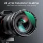 KFConceptKF77MMCPLFilterTrueColorCircularPolarizersFilterwith28Multi-LayerCoatingsforCameraKF012371
