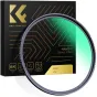 K&F Concept 82MM Nano-X Black Mist Filter 1/4, HD, Waterproof, Anti Scratch, Green Coated KF01.1484