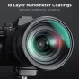 KFConceptKF82MMCSeriesBlackMistFilter18,Ultra-thinmultilayerGreenCoatingKF012260
