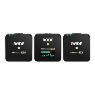 Wireless Lavalier Microphones - Rode microphone Wireless Go II black set Go 2 Dual WIGOII - buy today in store and with delivery
