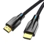 Video vadi, kabeļi - Vention HDMI pagarinātājs Vention AHBBF 8K 1m melns - perc šodien veikalā un ar piegādi