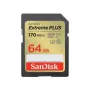 SANDISK MEMORY SDXC 64GB UHS-I 170MB/s 80MB/s V30 SDSDXW2-064G-GNCIN