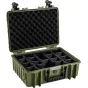 Hard Cases - BW OUTDOOR CASES TYPE 5000 / BRONZE GREEN (DIVIDER SYSTEM) 108264 - quick order from manufacturer