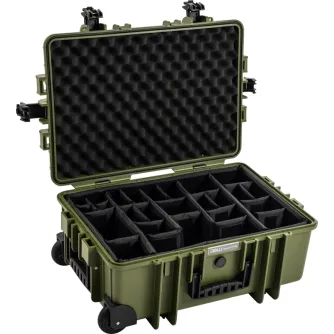 Hard Cases - BW OUTDOOR CASES TYPE 6700 / BRONZE GREEN (DIVIDER SYSTEM) 108271 - quick order from manufacturer