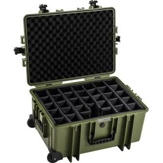 Hard Cases - BW OUTDOOR CASES TYPE 6800 / BRONZE GREEN (DIVIDER SYSTEM) 107882 - quick order from manufacturer