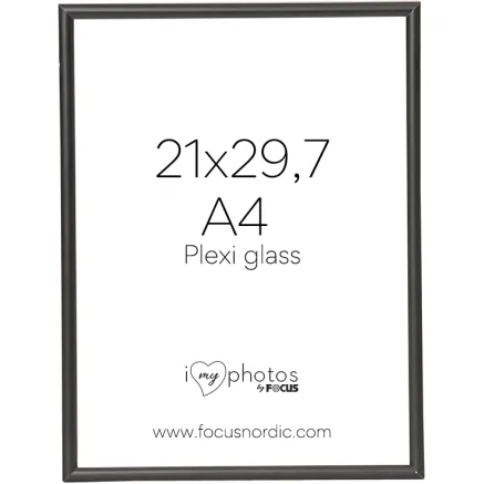 FOCUS CAN-CAN ALUMINIUM BLACK 21X29,7 (A4) PLEXI 115473