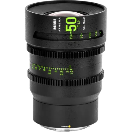 NISI CINE LENS ATHENA PRIME 50MM T1.9 L-MOUNT 50MM T1.9 L-MOUNT