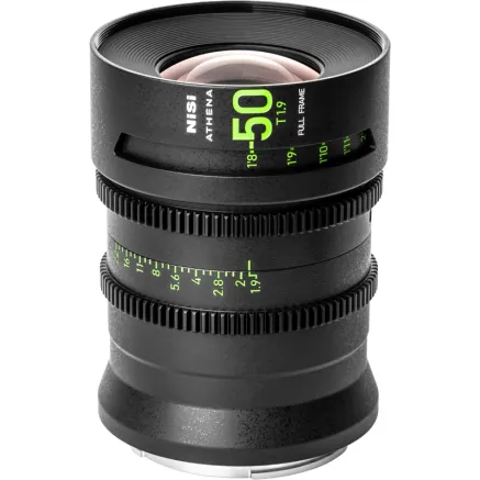 NISI CINE LENS ATHENA PRIME 50MM T1.9 FUJI G-MOUNT 50MM T1.9 G-MOUNT
