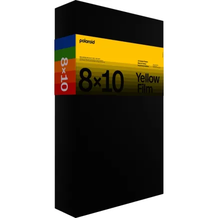 POLAROID DUOCHROME FILM FOR 8X10 BLACK & YELLOW EDITION 6287