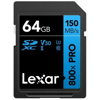 MEMORY SDXC 64GB UHS-I/LSD0800P064G-BNNNG LEXAR