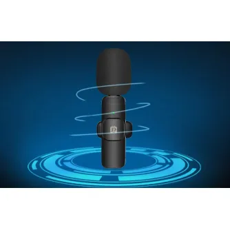 Wireless Lavalier Microphones - Wireless microphone Puluz PU3151B Lavalier USB Type C for Android and iPhone 15 - quick order from manufacturer