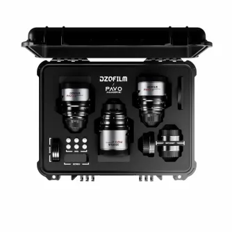 DZOFILMPavo2xAnamorphic3-LensKit(284075mmT21)forPLEFMount(S35)(DZO-PAA3PLMN)