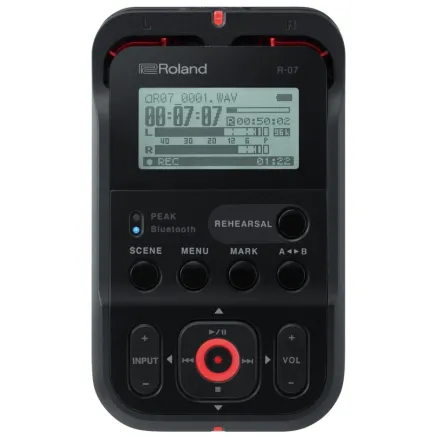 Roland R-07 Audio Recorder Black (417741A99)
