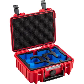 Hard Cases - BW B&W CASES TYPE 500 FOR DJI OSMO POCKET 3 CREATOR COMBO, RED 109067 - quick order from manufacturer