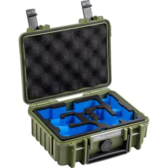 Hard Cases - BW B&W CASES TYPE 500 FOR DJI OSMO POCKET 3 CREATOR COMBO, BRONZE-GREEN 109065 - quick order from manufacturer