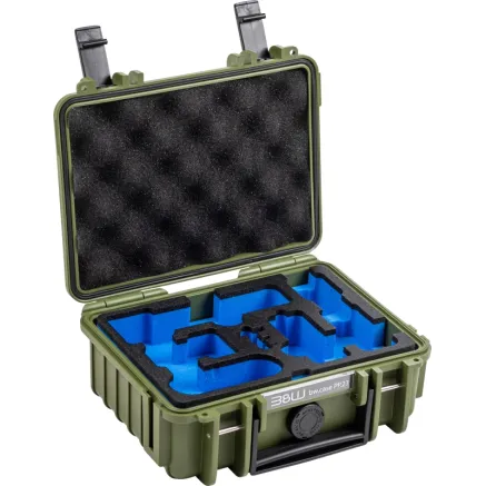 BW B&W CASES TYPE 500 FOR DJI OSMO POCKET 3 CREATOR COMBO, BRONZE-GREEN 109065