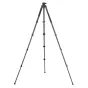 Fotopro X-Airfly tripod - lengvas 3K anglies pluošto trikojis su Flip Lock sistema, išmaniojo telefono laikikliu ir 15 kg apkrova