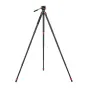 Fotopro AK66 i-Speedy video statyvas su MH-6A Pro galva - juodas, pusautomatinė išskleidimo sistema, maksimalus aukštis 151 cm, apkrova 15 kg, Arca-Swiss suderinamumas, komplekte nešimo krepšys ir raktai