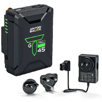 V-Mount Baterijas - Anton/Bauer Anton Bauer Titon Micro 45 V-Mount Travel Kit - ātri pasūtīt no ražotāja