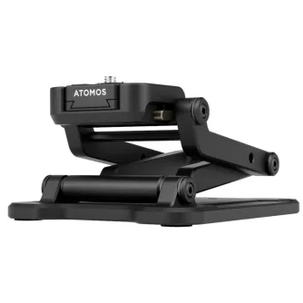 Atomos Z-Mount (ATOMZMT001) - Patvari aliuminio monitorių tvirtinimo sistema su greito atjungimo plokšte ir reguliuojamais sulankstomais rankenėlėmis lanksčiam pozicionavimui.