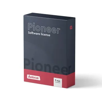 Autocue Pioneer programinės įrangos licencijos paketas, 1 metų teisė (P7017-0011) - Aukštos kokybės vaizdo skaitmeninės programinės įrangos su PowerPoint integracija, tiesioginiu redagavimu ir neribotu įrenginių prijungimu profe