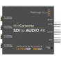 Blackmagic Design Mini Converter SDI to Audio 4K įrenginys, konvertuojantis SDI vaizdą į 4 kanalų analoginį arba AES/EBU skaitmeninį garsą