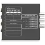 Blackmagic Mini Converter SDI to Audio 4K išskiria 4 analoginius arba 8 skaitmeninius garso kanalus iš SDI vaizdo jungčių profesionaliam garso įrangos integravimui.