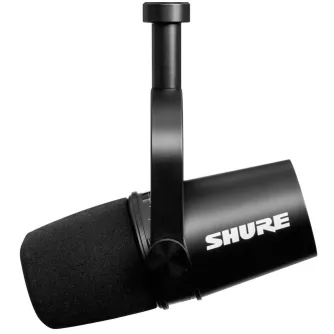 Podkāstu mikrofoni - Shure MV7 Black - ātri pasūtīt no ražotāja