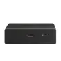 Wise CFexpress Type B ir SD UHS‑II kortelių skaitytuvas, juodas aliuminio korpusas su USB‑C įėjimu ir rašiklio apsaugos simboliu priekyje