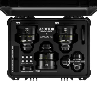 CINEMA Video objektīvi - DZOFILM Gnosis 3-Lens Kit (Macro 32/65/90 T2.8) - ātri pasūtīt no ražotāja