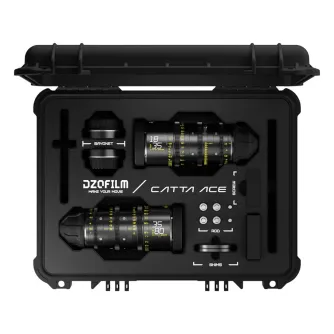 CINEMA Video objektīvi - DZOFILM Cine Lens Catta Ace Zoom 2-Lens Kit (18-35/35-80 T2.9) Black - ātri pasūtīt no ražotāja