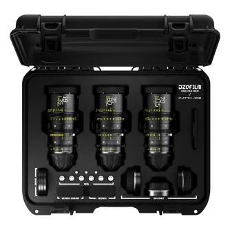 CINEMA Video objektīvi - DZOFILM Cine Lens Catta Ace Zoom 3-Lens Kit (18-35/35-80/70-135 T2.9) Black - ātri pasūtīt no ražotāja