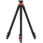 iFootage Gazelle TA6S-Uprise + Komodo K5S Tripod Bundle - Aliuminio trikojis su FastBowl ir Uprise, 6 kg apkrova, 1650 mm maksimalus aukštis, kartu su K5S skysčiu galvute sklandžiam vaizdo įrašymui