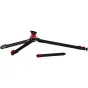 iFootage Gazelle TC6S-Uprise + Komodo K5S Tripod Bundle - Anglies pluošto trikojis su reguliuojamomis kojomis, raudonais užraktas ir nuimamu centriniu stulpeliu.