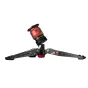 iFootage Cobra 3 Pedal Low Profile Minipod CB3 BASE-P trikojis su reguliuojamu raudonu stulpeliu ir pedalų sistema, skirta sklandžiam pasvirim ir sukimu
