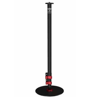 IFootage Cobra 2 Round Base Monopod RB-A300 - lengvas monopodas su apvaliu pagrindu ir raudonais užraktas mechanizmas, su greito atlaisvinimo viršutine plokšte kameroms, mikrofonams ir išmaniesiems telefonams.