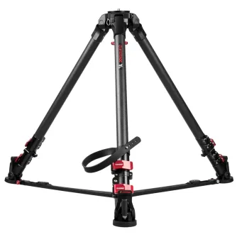 iFootage Wildbull Tripod T7S-Carbon Fiber - Lengvas ir tvirtas tripodas iš anglies pluošto, reguliuojamomis kojomis ir greito atleidimo plokšte stabiliai vaizdo įrašymui.